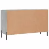  betonszürke szerelt fa tálalószekrény 100 x 36 x 60 cm
