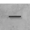  betonszürke szerelt fa tálalószekrény 100 x 36 x 60 cm