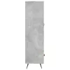  betonszürke szerelt fa magasszekrény 69,5 x 31 x 115 cm