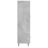  betonszürke szerelt fa magasszekrény 69,5 x 31 x 115 cm
