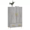  szürke sonoma szerelt fa magasszekrény 69,5 x 31 x 115 cm
