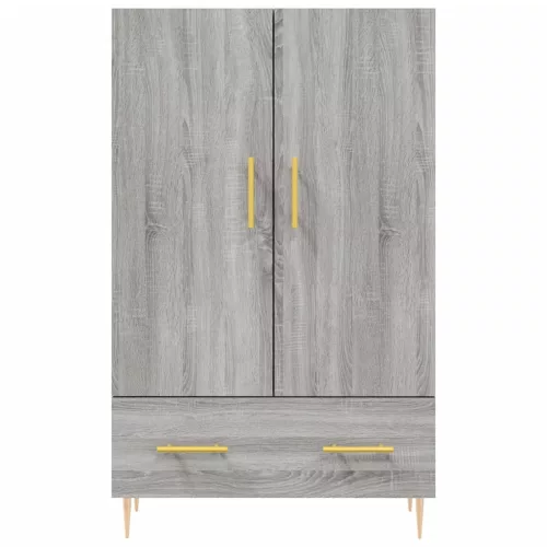  szürke sonoma szerelt fa magasszekrény 69,5 x 31 x 115 cm