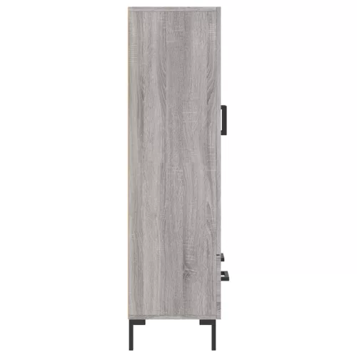  szürke sonoma szerelt fa magasszekrény 69,5 x 31 x 115 cm