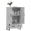  betonszürke szerelt fa magasszekrény 69,5 x 31 x 115 cm