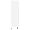  fehér szerelt fa magasszekrény 69,5 x 31 x 115 cm