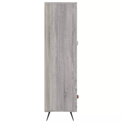  szürke sonoma szerelt fa magasszekrény 69,5 x 31 x 115 cm
