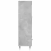  betonszürke szerelt fa magasszekrény 69,5 x 31 x 115 cm