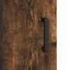  füstös tölgy színű szerelt fa magasszekrény 69,5 x 31 x 115 cm