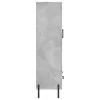  betonszürke szerelt fa magasszekrény 69,5 x 31 x 115 cm