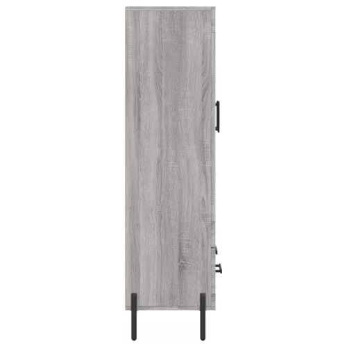  szürke sonoma szerelt fa magasszekrény 69,5 x 31 x 115 cm