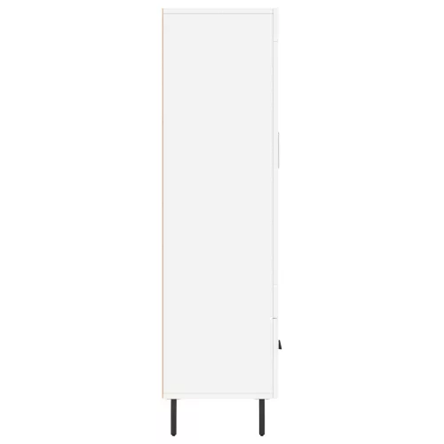  fehér szerelt fa magasszekrény 69,5 x 31 x 115 cm