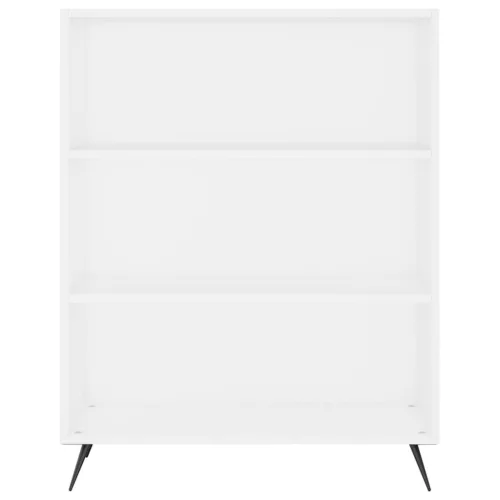  fehér szerelt fa könyvespolc 69,5 x 32,5 x 90 cm