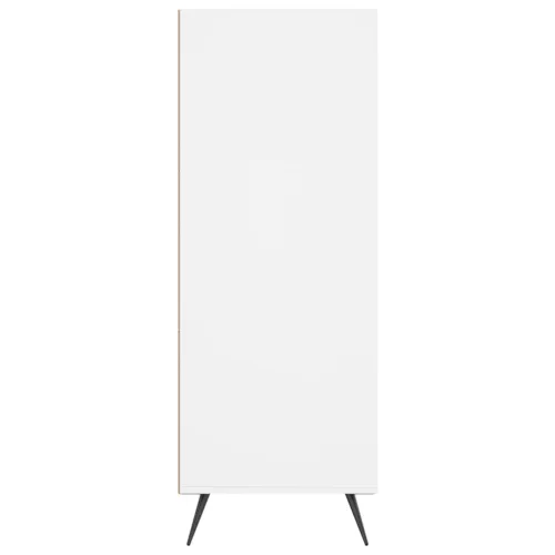  fehér szerelt fa könyvespolc 69,5 x 32,5 x 90 cm