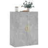  betonszürke fali szekrény 69,5x34x90 cm