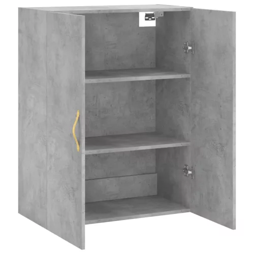 betonszürke fali szekrény 69,5x34x90 cm
