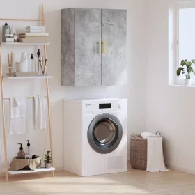  betonszürke fali szekrény 69,5x34x90 cm