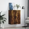 füstös tölgy színű fali szekrény 69,5 x 34 x 90 cm