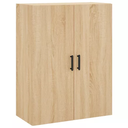  sonoma színű fali szekrény 69,5x34x90 cm