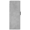  betonszürke fali szekrény 69,5x34x90 cm