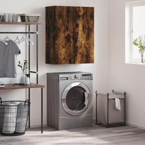  füstös tölgy színű fali szekrény 69,5 x 34 x 90 cm