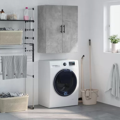  betonszürke fali szekrény 69,5x34x90 cm