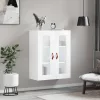  magasfényű fehér fali szekrény 69,5 x 34 x 90 cm