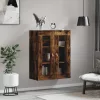  füstös tölgy színű fali szekrény 69,5 x 34 x 90 cm