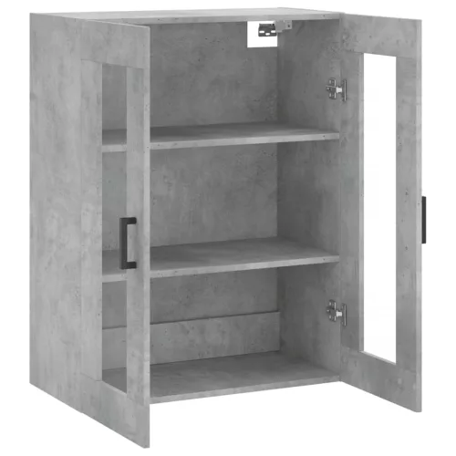  betonszürke fali szekrény 69,5x34x90 cm