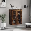  füstös tölgy színű fali szekrény 69,5 x 34 x 90 cm