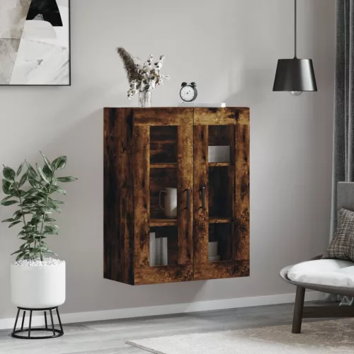  füstös tölgy színű fali szekrény 69,5 x 34 x 90 cm