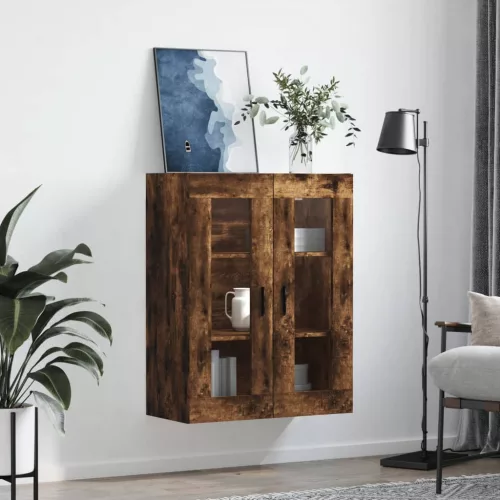  füstös tölgy színű fali szekrény 69,5 x 34 x 90 cm