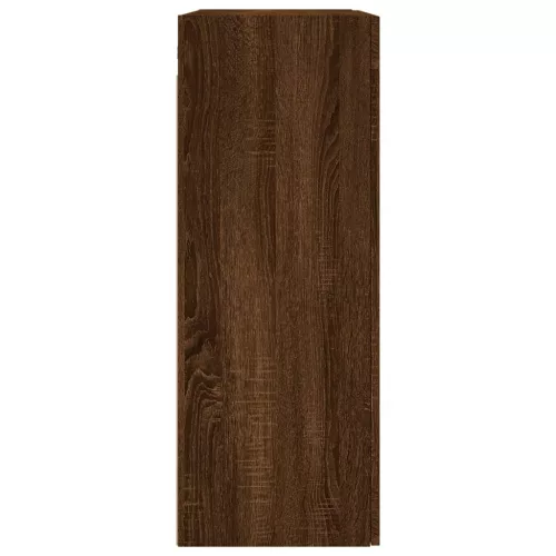  barna tölgyszínű fali szekrény 69,5x34x90 cm