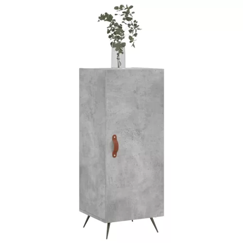  betonszürke szerelt fa tálalószekrény 34,5 x 34 x 90 cm