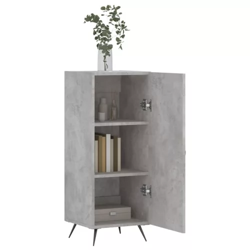  betonszürke szerelt fa tálalószekrény 34,5 x 34 x 90 cm