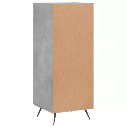  betonszürke szerelt fa tálalószekrény 34,5 x 34 x 90 cm