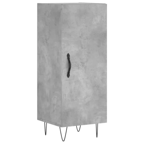  betonszürke szerelt fa tálalószekrény 34,5 x 34 x 90 cm