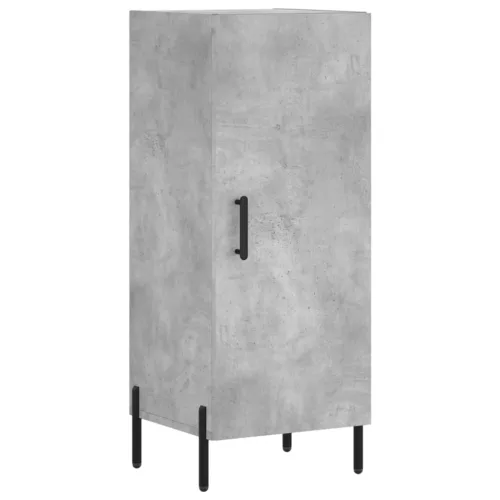  betonszürke szerelt fa tálalószekrény 34,5 x 34 x 90 cm