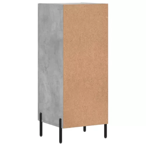  betonszürke szerelt fa tálalószekrény 34,5 x 34 x 90 cm