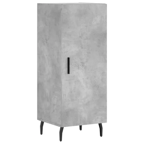  betonszürke szerelt fa tálalószekrény 34,5 x 34 x 90 cm