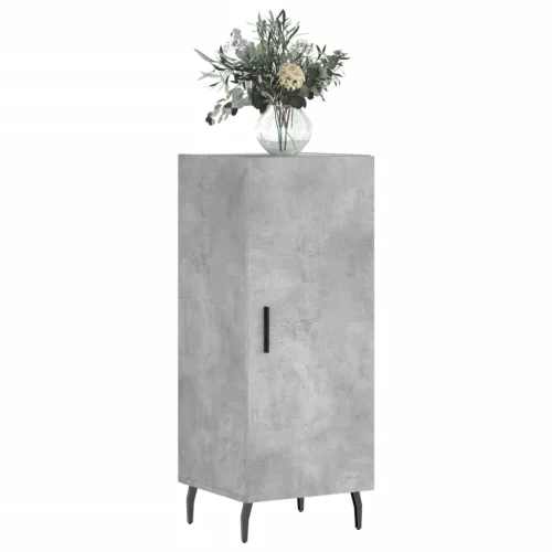 betonszürke szerelt fa tálalószekrény 34,5 x 34 x 90 cm