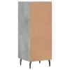  betonszürke szerelt fa tálalószekrény 34,5 x 34 x 90 cm