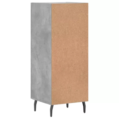  betonszürke szerelt fa tálalószekrény 34,5 x 34 x 90 cm
