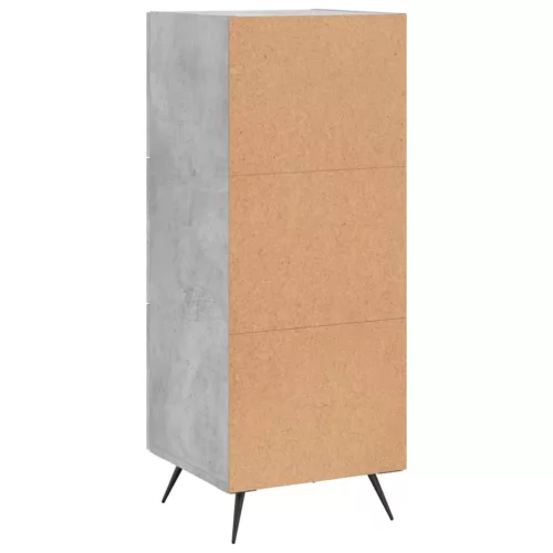  betonszürke szerelt fa tálalószekrény 34,5 x 34 x 90 cm
