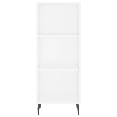  fehér szerelt fa tálalóasztal 34,5 x 32,5 x 90 cm