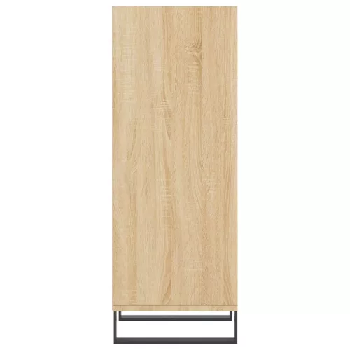  sonoma tölgy színű szerelt fa tálalószekrény 34,5x32,5x90 cm