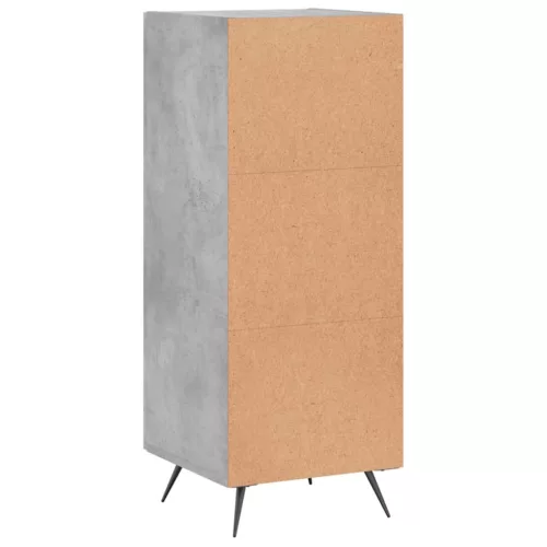  betonszürke szerelt fa tálalószekrény 34,5 x 34 x 90 cm