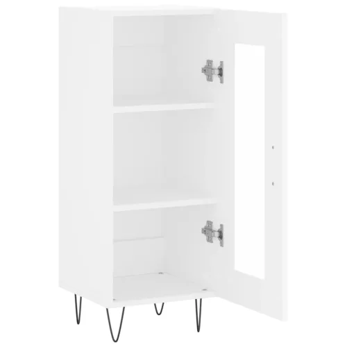  fehér szerelt fa tálalóasztal 34,5 x 34 x 90 cm