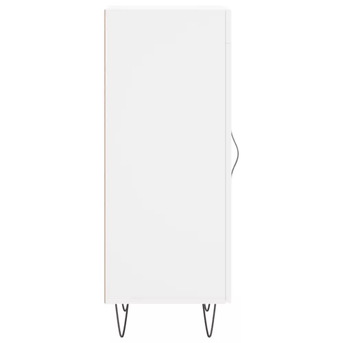  fehér szerelt fa tálalóasztal 34,5 x 34 x 90 cm