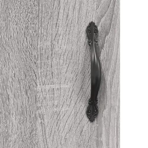 szürke sonoma színű szerelt fa tálalószekrény 34,5 x 34 x 90 cm