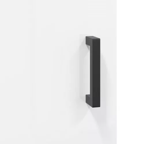 magasfényű fehér szerelt fa tálalószekrény 34,5 x 34 x 90 cm